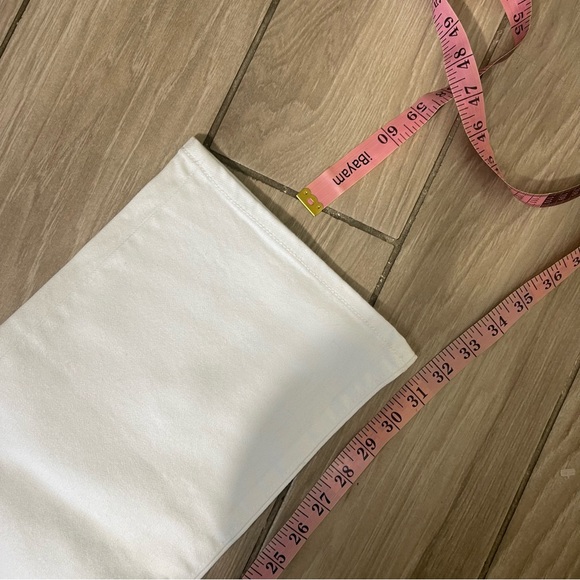 TRUE RELIGION Men White Jeans Ricky Relaxed Straight Pants 34"x32" NWT $179 - Picture 8 of 11